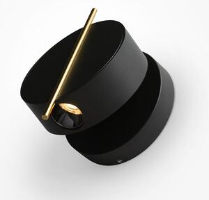 Maytoni Nástěnné LED svítidlo NUANCE 4W, v. 14 cm, CRI90 Barva: Černá