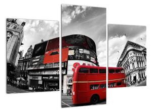 Červený autobus v Londýně - obraz (90x60cm)