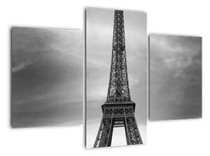 Trabant u Eiffelovy věže - obraz na stěnu (90x60cm)