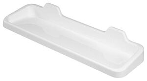 AMIRRO Bílá plastová polička 45 cm 110-233
