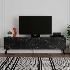 TV stolek/skříňka Duben (černá). Akce -25%