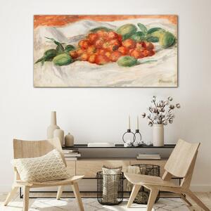 Obraz na skle Obraz na skle Ovoce mandlí jahody