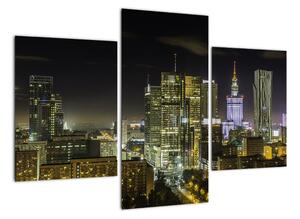 Obraz nočního města (90x60cm)