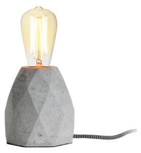 ACA DECOR Stolní lampa Vintage Concrete Pale Grey Ø 12 cm