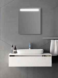 Zrcadlo do koupelny na míru s LED pruhem - Luna