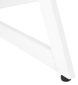 Psací stůl 120 x 60 cm bílý/přírodní QUITO