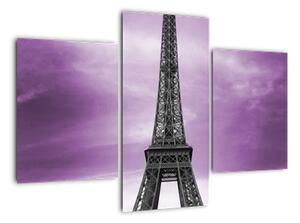 Abstraktní obraz Eiffelovy věže - obraz (90x60cm)