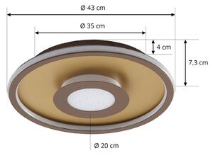 Lindby Pekela LED stropní svítidlo, kulaté, 43 cm