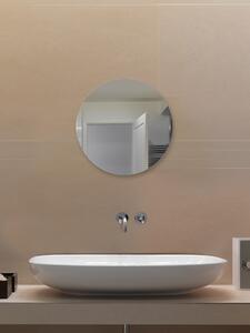 PURE RONDE kulaté zrcadlo na chodbu do předsíně nástěnné Ø 35 cm s leštěnou hranou do koupelny na zeď 710-167 PURE RONDE 35 411-293