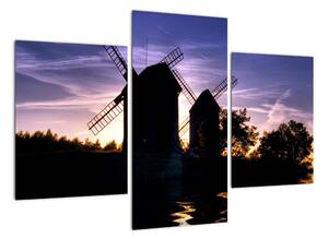 Větrné mlýny - obraz (90x60cm)