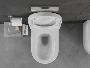 MEXEN - Sofia WC mísa Rimless, WC sedátko se zpomalovacím mechanismem, duroplast - bílá - 30798000