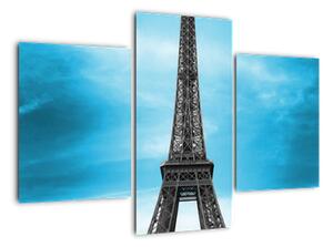 Abstraktní obraz Eiffelovy věže (90x60cm)