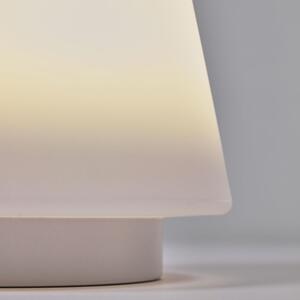 Bílá plastová stolní LED lampa Kave Home Udiya