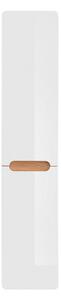 COMAD ARUBA WHITE 804 FSC Vysoká skříňka 35cm s košem na prádlo - Comad