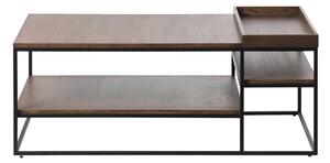 Hnědý konferenční stolek 70x120 cm Rivoli – Unique Furniture