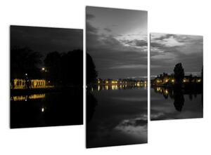 Noční pohled na město, obraz (90x60cm)