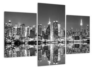 Pohled na noční město - obraz (90x60cm)