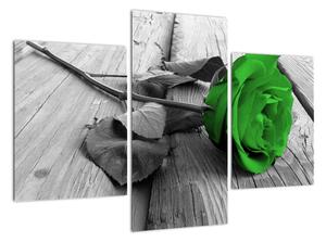 Abstraktní obraz růže (90x60cm)