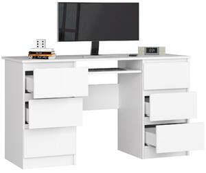 Moderní psací stůl JIŘÍ135, bílý