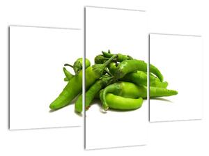 Zelené papričky - obraz (90x60cm)