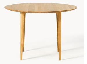 Kulatý jídelní stůl z masivního dubového dřeva Archie, Ø 110 cm