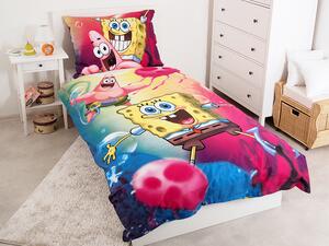 Jerry Fabrics Bavlněné povlečení 140x200 + 70x90 cm - Sponge Bob