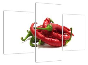Chilli papričky, obrazy (90x60cm)