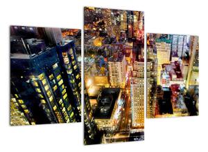 Noční město, obrazy (90x60cm)