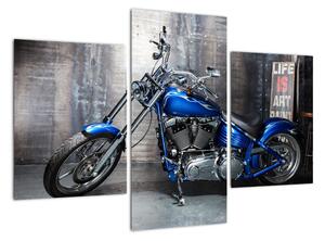 Obraz motorky, obraz na zeď (90x60cm)