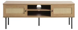 TV stolek v dekoru dubu v přírodní barvě 120x43 cm Pensacola – Unique Furniture