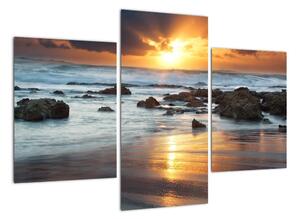 Západ slunce u moře, obraz (90x60cm)