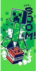 Jerry Fabrics Dětská osuška 70 × 140 cm ‒ Minecraft Boom