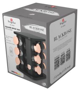 Kořenky v otočném stojanu 13 ks Black rose