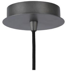LUCIDE Závěsné svítidlo MALUNGO Grey, průměr 25cm