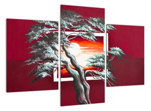 Obraz stromu na stěnu (90x60cm)