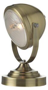 ACA DECOR Stolní retro lampa Headlight Brass