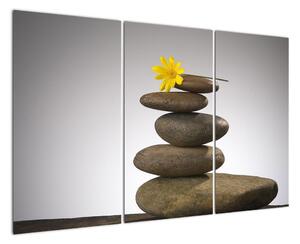 Relaxační obraz - kameny (120x80cm)
