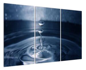 Obraz kapky vody (120x80cm)