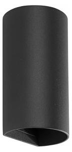 FARO 40539 - Nástěnné svítidlo SOLE 2xGU10/8W/230V černá kulatý