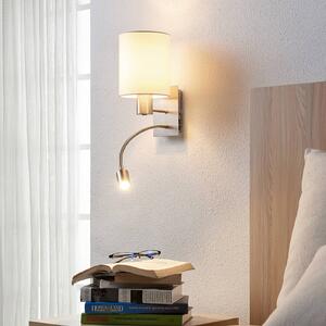 Lindby Shajan látková nástěnná lampa LED na čtení sada 2 kusů