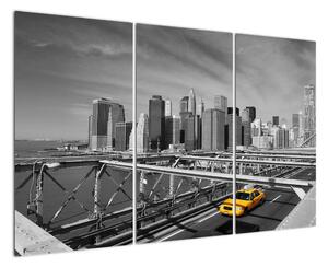 Obraz žlutého taxíku (120x80cm)