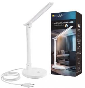 Toolight Toolight, JNH048-T, LED stolní lampa se 3 barvami světla, 5 W, bílá, OSW-56241
