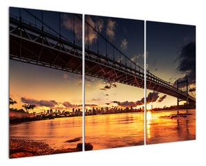 Moderní obraz mostu (120x80cm)