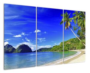 Obraz do bytu - písečná pláž (120x80cm)