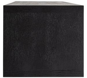 Černý dubový TV stolek Richmond Tetrad 200 x 45 cm