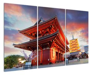 Obraz chrámu v Japonsku (120x80cm)