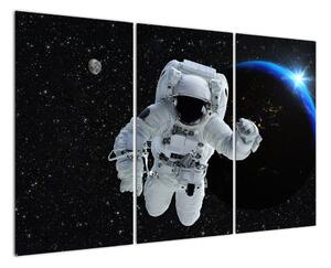 Obraz astronauta ve vesmíru (120x80cm)