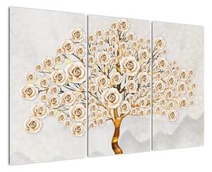 Zlatý strom - moderní obraz (120x80cm)