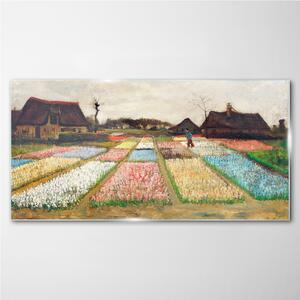 Obraz na skle Obraz na skle Louka květiny van gogh
