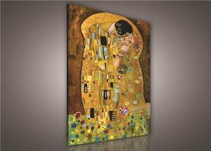 Obraz na plátně À la Gustav Klimt Polibek 144O1, 75 x 100 cm, IMPOL TRADE